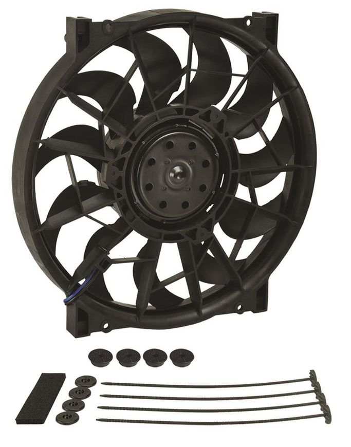 DER-16925, 12 Inch 2,000 CFM Derale High-Output Single RAD Fan 16925 в ОАЭ, Дубай. Состояние - новое. Цена ⁦1 130 AED⁩. Фото, контакты продавца | AUTO.AE