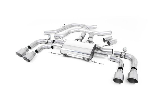 SSXAR14, MILLTEK SSXAR14 Front Pipe-back Quad 100mm GT100 ECA ALFA ROMEO Giulia Quadrifoglio 2.9 V6 Bi-Turbo in UAE, Dubai. Condition - new. Price ⁦18,460 AED⁩. Photo, seller contacts | AUTO.AE