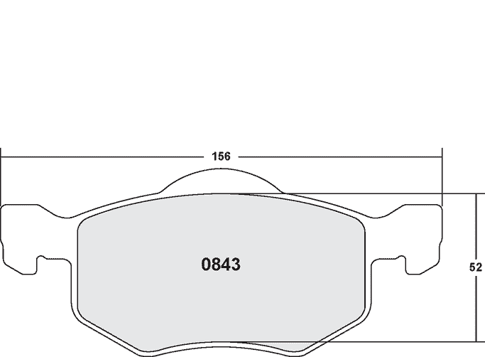 0843.22, PFC 0843.22 Front Brake Pads Z-RATED for FORD Escape 2001-2007 in UAE, Dubai. Condition - new. Price ⁦660 AED⁩. Photo, seller contacts | AUTO.AE