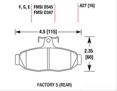 HWK-HB580F-627, Hawk Performance HPS Brake Pads HB580F.627 в ОАЭ, Дубай. Состояние - новое. Цена 870 AED. Фото, контакты продавца | AUTO.AE