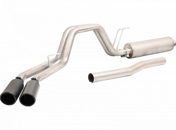 GIB-69136B, Gibson Elite Black Series Dual Sport Truck Exhaust Systems for 2020-2026 F-250 SUPER DUTY, F-350 SUPER DUTY - 69136B in UAE, Dubai. Condition - new. Price ⁦3,470 AED⁩. Photo, seller contacts | AUTO.AE