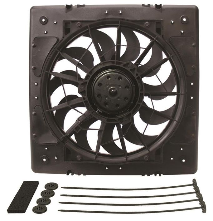 DER-16926, 12 Inch 2,200 CFM Derale High-Output Single RAD Fan and Shroud Kit 16926 в ОАЭ, Дубай. Состояние - новое. Цена ⁦1 280 AED⁩. Фото, контакты продавца | AUTO.AE