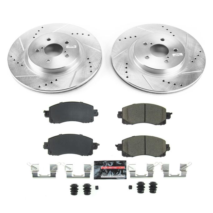 PWR-K7892, PowerStop Z23 Evolution Sport Brake Upgrade Kits for 2018-2023 CROSSTREK, 2017-2022 IMPREZA - K7892 في الإمارات العربية المتحدة, دبي. Condition - new. Price ⁦850 AED⁩. Photo, seller contacts | AUTO.AE