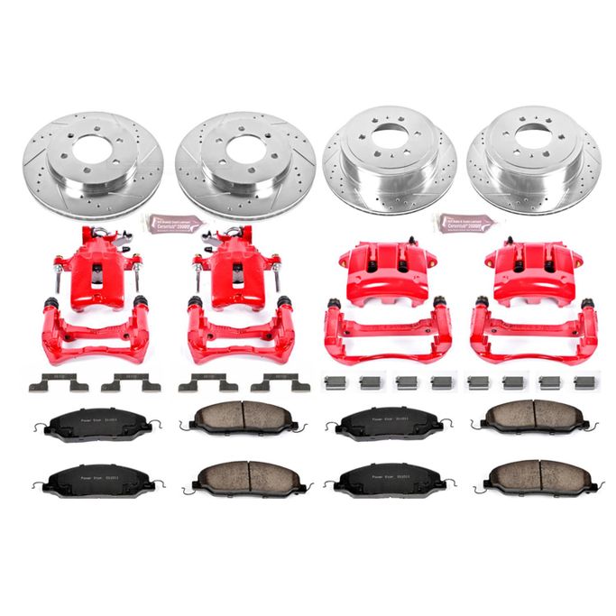 PWR-KC1381, PowerStop Z23 Evolution Sport Brake Upgrade Kits with Calipers for 2005-2010 MUSTANG - KC1381 في الإمارات العربية المتحدة, دبي. Condition - new. Price 4,820 AED. Photo, seller contacts | AUTO.AE