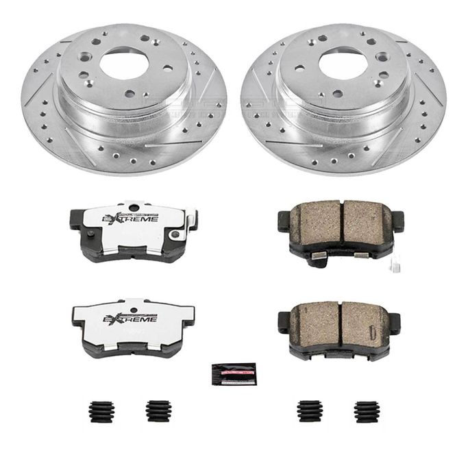 PWR-K5399-26, PowerStop Z26 Street Warrior Brake Upgrade Kits for 2003-2011 ELEMENT, 2004-2008 TL - K5399-26 في الإمارات العربية المتحدة, دبي. Condition - new. Price ⁦810 AED⁩. Photo, seller contacts | AUTO.AE