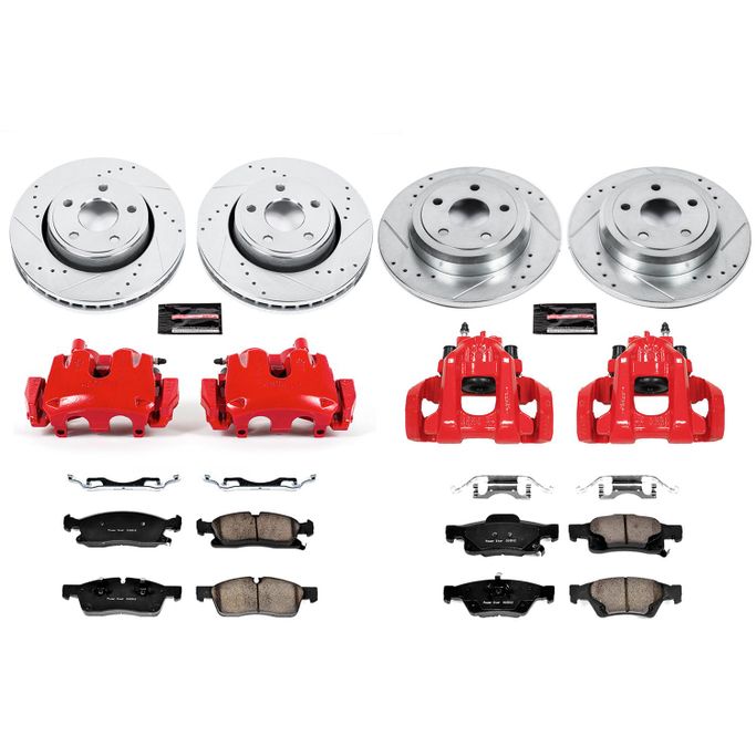 PWR-KC5952, PowerStop Z23 Evolution Sport Brake Upgrade Kits with Calipers for 2011-2017 DURANGO, 2011-2016 GRAND CHEROKEE - KC5952 in UAE, Dubai. Condition - new. Price 5,180 AED. Photo, seller contacts | AUTO.AE