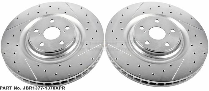 PWR-JBR-1377XPR, PowerStop Evolution Drilled and Slotted Rotors for 2010-2017 LS460 - JBR1377XPR in UAE, Dubai. Condition - new. Price 2,030 AED. Photo, seller contacts | AUTO.AE