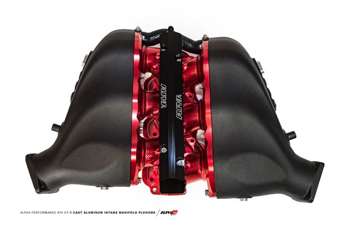 ALP.07.08.0101-6, AMS ALP.07.08.0101-6 Cast Plenum / Billet Intake manifold with triple fuel rail NISSAN R35 GT-R (clear anodized) в ОАЭ, Дубай. Состояние - новое. Цена ⁦30 600 AED⁩. Фото, контакты продавца | AUTO.AE
