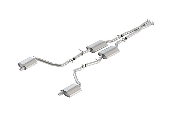140650, BORLA 140650 Cat Back Exhaust System, Challenger SXT V6-3.6L RWD, Tip №44, 2015-16, sound ATAK في الإمارات العربية المتحدة, دبي. Condition - new. Price ⁦8,510 AED⁩. Photo, seller contacts | AUTO.AE