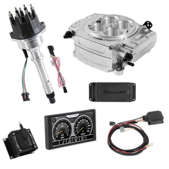 SNE-5505105PXSBC, Holley Sniper 2 EFI 650 HP Base Fuel Injection Systems with Power Distribution Module 550-510-5PX-SBC in UAE, Dubai. Condition - new. Price 9,880 AED. Photo, seller contacts | AUTO.AE