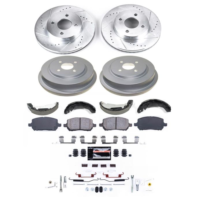 PWR-K15421DK, PowerStop Z23 Evolution Sport Disc and Drum Brake Upgrade Kits for 2009-2010 COBALT, 2009 G5 - K15421DK в ОАЭ, Дубай. Состояние - новое. Цена 1 480 AED. Фото, контакты продавца | AUTO.AE