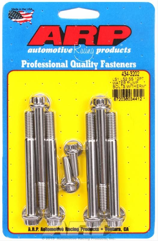 ARP-434-3202, ARP Water Pump Bolt Kits 434-3202 в ОАЭ, Дубай. Состояние - новое. Цена 190 AED. Фото, контакты продавца | AUTO.AE