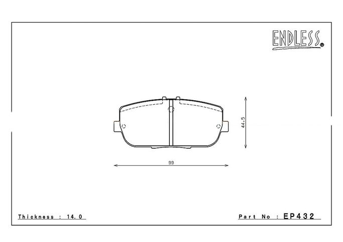 EP432CCRg, ENDLESS EP432CCRg Rear brake pads MAZDA MX-5 MIATA (06-12) in UAE, Dubai. Condition - new. Price 1,190 AED. Photo, seller contacts | AUTO.AE