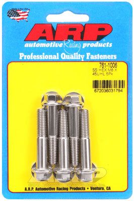 761-1006, ARP 761-1006 Metric Thread Bolt Kit M8 x 1.25 x 45mm hex SS bolts в ОАЭ, Дубай. Состояние - новое. Цена 240 AED. Фото, контакты продавца | AUTO.AE
