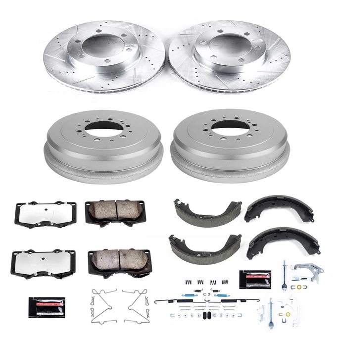 PWR-K15098DK-36, PowerStop Z36 Truck and Tow Brake Upgrade Kits for 2000-2003 TUNDRA - K15098DK-36 في الإمارات العربية المتحدة, دبي. Condition - new. Price ⁦2,310 AED⁩. Photo, seller contacts | AUTO.AE