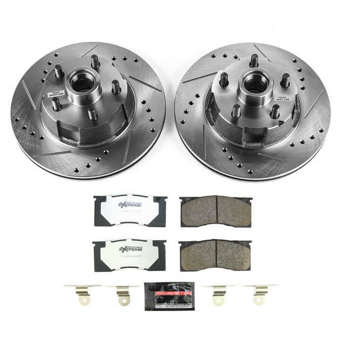 PWR-K4619-26, PowerStop Z26 Street Warrior Brake Upgrade Kits for 1967 FAIRLANE, FALCON, 1965-1967 MUSTANG - K4619-26 في الإمارات العربية المتحدة, دبي. Condition - new. Price ⁦1,210 AED⁩. Photo, seller contacts | AUTO.AE