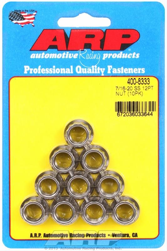 ARP-400-8333, ARP 12-Point Nuts 400-8333 في الإمارات العربية المتحدة, دبي. Condition - new. Price 150 AED. Photo, seller contacts | AUTO.AE