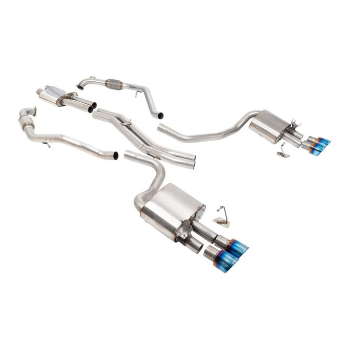 SSXAU1195, MILLTEK SSXAU1195 Cat-Back Exhaust, 2.5'' (Quad GT-100 Blue Titanium Trims) for AUDI S5 Sportback RHD (B9) 2017- في الإمارات العربية المتحدة, دبي. Condition - new. Price ⁦21,680 AED⁩. Photo, seller contacts | AUTO.AE