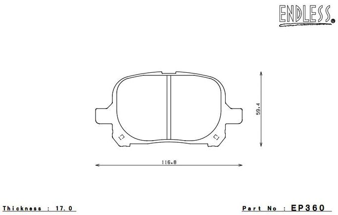 EP360MA45B, ENDLESS EP360MA45B Front brake pads TOYOTA NADIA SXN10/SXN15 in UAE, Dubai. Condition - new. Price ⁦1,900 AED⁩. Photo, seller contacts | AUTO.AE