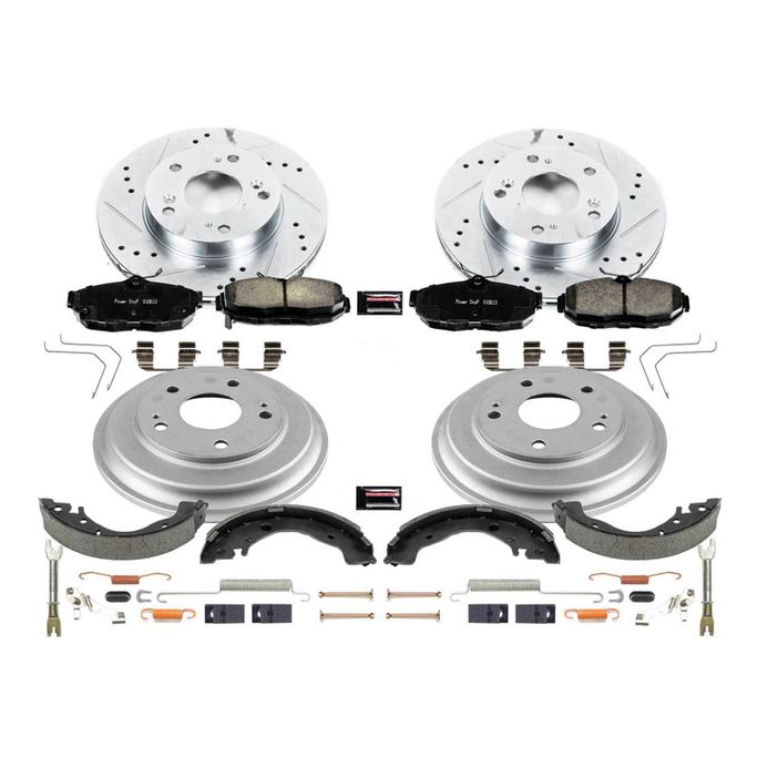 PWR-K15242DK, PowerStop Z23 Evolution Sport Disc and Drum Brake Upgrade Kits for 2012-2015 CIVIC - K15242DK в ОАЭ, Дубай. Состояние - новое. Цена 1 420 AED. Фото, контакты продавца | AUTO.AE