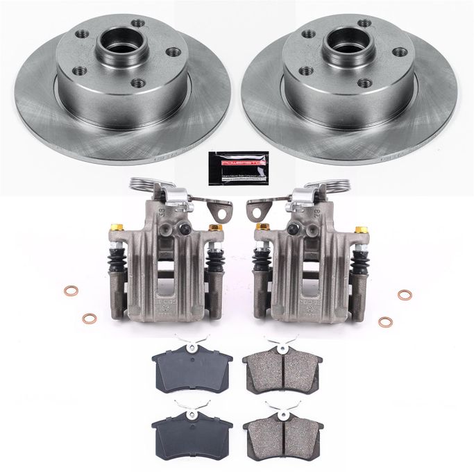 PWR-KCOE3064, PowerStop Z17 Evolution Plus Stock Replacement Brake Kits with Calipers for 1998-2001 A4 - KCOE3064 in UAE, Dubai. Condition - new. Price 1,290 AED. Photo, seller contacts | AUTO.AE