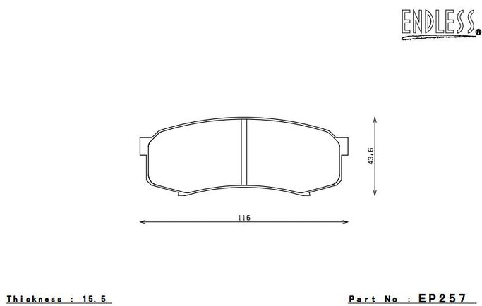 EIP257CCRg, ENDLESS EIP257CCRg Front brake pads VW Golf VII GTi/TSI в ОАЭ, Дубай. Состояние - новое. Цена 1 270 AED. Фото, контакты продавца | AUTO.AE