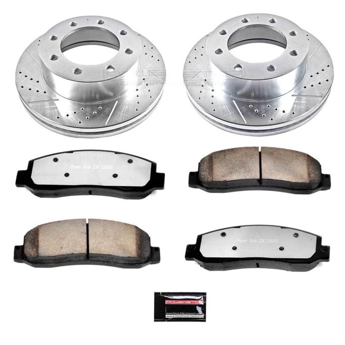 PWR-K1781-36, PowerStop Z36 Truck and Tow Brake Upgrade Kits for 2005-2008 F-250 SUPER DUTY, 2005-2011 F-350 SUPER DUTY, 2010-2012 F-450 SUPER DUTY - K1781-36 في الإمارات العربية المتحدة, دبي. Condition - new. Price ⁦1,830 AED⁩. Photo, seller contacts | AUTO.AE