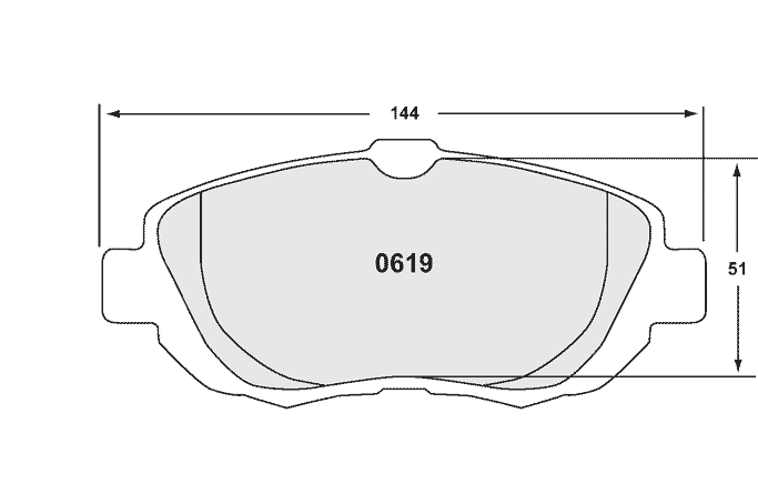 0619.10, PFC 0619.10 Front Brake Pads for LEXUS IS300 / GS300 / GS400 / GS430 V6 (11 Z-RATED Compound) في الإمارات العربية المتحدة, دبي. Condition - new. Price ⁦650 AED⁩. Photo, seller contacts | AUTO.AE