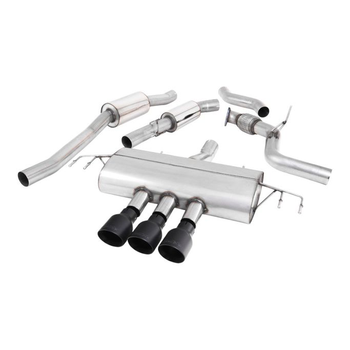 SSXHO256, MILLTEK SSXHO256 Cat-Back Exhaust, 3" (Cerakote Black GT-100 Trims) for HONDA Civic (FK7) Non-OPF/GPF 2015- in UAE, Dubai. Condition - new. Price ⁦10,940 AED⁩. Photo, seller contacts | AUTO.AE