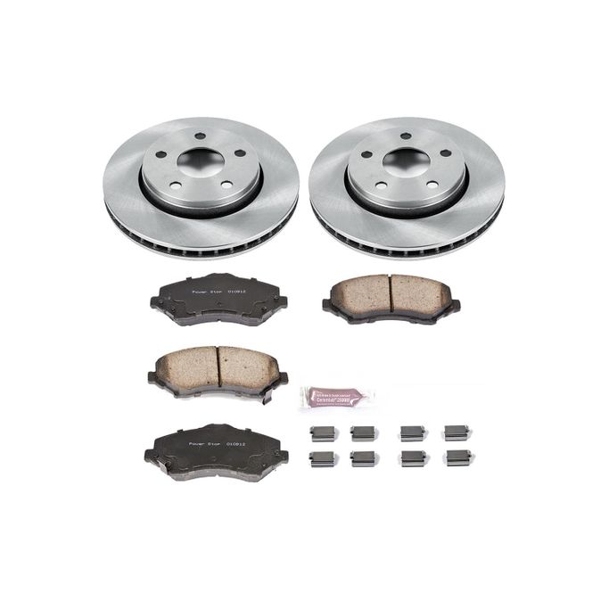 PWR-KOE3097, PowerStop Z17 Evolution Plus Stock Replacement Brake Kits for 2007-2017 WRANGLER, 2018 WRANGLER JK - KOE3097 في الإمارات العربية المتحدة, دبي. Condition - new. Price 710 AED. Photo, seller contacts | AUTO.AE