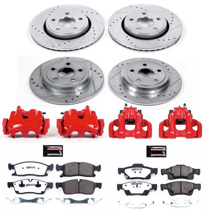 PWR-KC5952-36, PowerStop Z36 Truck and Tow Brake Upgrade Kits with Calipers for 2011-2017 DURANGO, 2011-2016 GRAND CHEROKEE - KC5952-36 в ОАЭ, Дубай. Состояние - новое. Цена ⁦5 540 AED⁩. Фото, контакты продавца | AUTO.AE