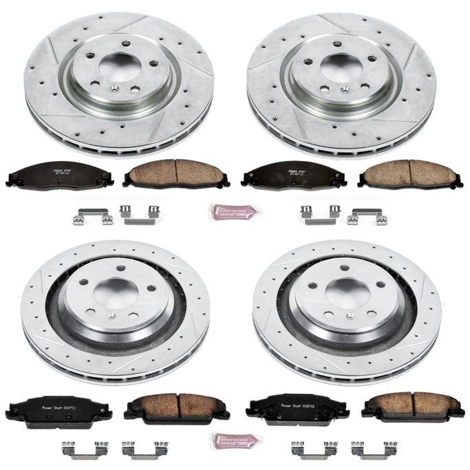 PWR-K4485, PowerStop Z23 Evolution Sport Brake Upgrade Kits for 2005-2008 GRAND PRIX - K4485 في الإمارات العربية المتحدة, دبي. Condition - new. Price ⁦2,160 AED⁩. Photo, seller contacts | AUTO.AE