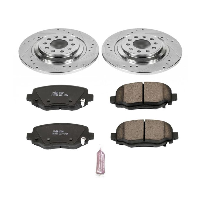 PWR-K6542, PowerStop Z23 Evolution Sport Brake Upgrade Kits for 2014-2023 CHEROKEE - K6542 في الإمارات العربية المتحدة, دبي. Condition - new. Price 870 AED. Photo, seller contacts | AUTO.AE