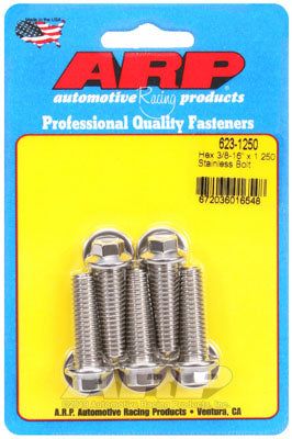 623-1250, ARP 623-1250 SAE Bolt Kit 3/8-16 x 1.250 hex SS bolts في الإمارات العربية المتحدة, دبي. Condition - new. Price 200 AED. Photo, seller contacts | AUTO.AE