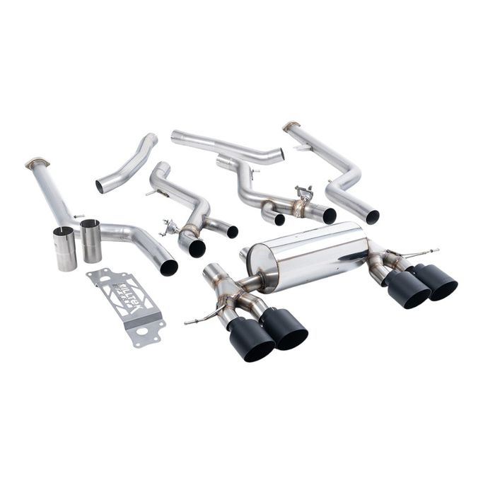 SSXBM1292, MILLTEK SSXBM1292 Cat-Back Exhaust, 3" (Cerakote Black GT-115 Trims) for BMW M2 (G87) OPF/GPF in UAE, Dubai. Condition - new. Price ⁦22,970 AED⁩. Photo, seller contacts | AUTO.AE