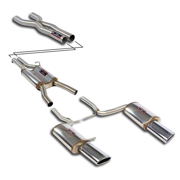 765540, SUPERSPRINT 765540 Exhaust System for AUDI S4 (B7) in UAE, Dubai. Condition - new. Price 14,410 AED. Photo, seller contacts | AUTO.AE