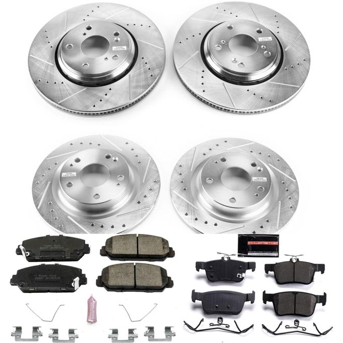 PWR-K7935, PowerStop Z23 Evolution Sport Brake Upgrade Kits for 2017-2020 CIVIC - K7935 в ОАЭ, Дубай. Состояние - новое. Цена 1 520 AED. Фото, контакты продавца | AUTO.AE