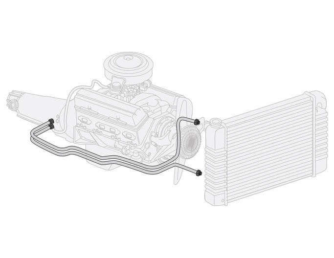 RSD-TTC9102S, The Right Stuff - Fluid Cooler Lines for 1991 BLAZER - TTC9102S in UAE, Dubai. Condition - new. Price 490 AED. Photo, seller contacts | AUTO.AE