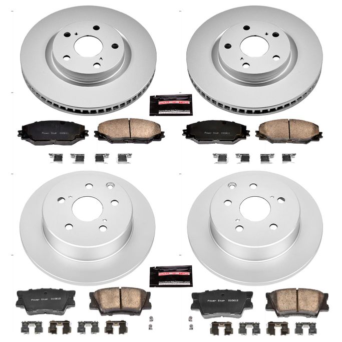PWR-CRK4101, PowerStop Z17 Evolution Plus GEOMET Coated Brake Kits for 2006-2018 RAV4 - CRK4101 в ОАЭ, Дубай. Состояние - новое. Цена 1 370 AED. Фото, контакты продавца | AUTO.AE
