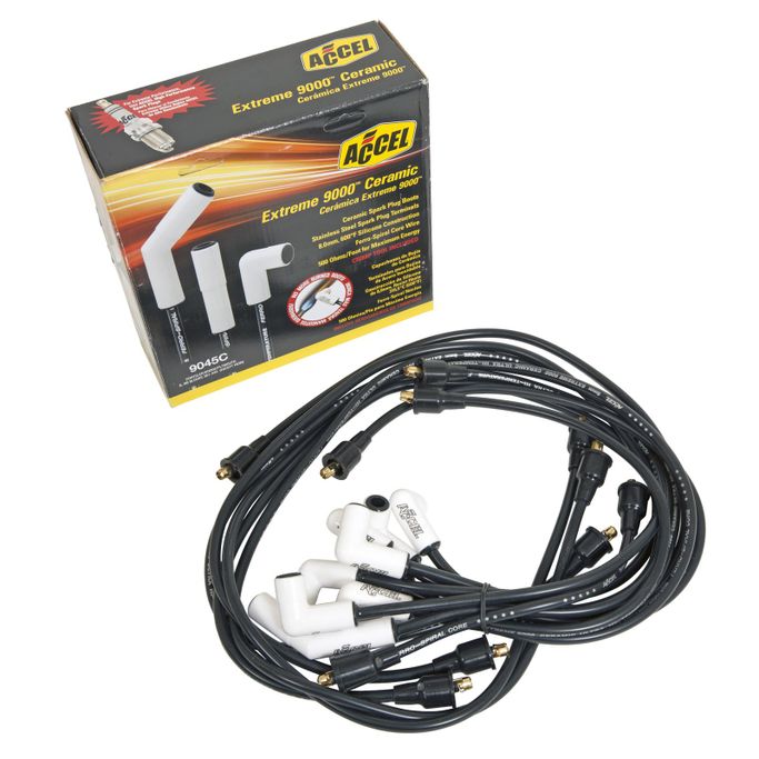 ACC-9045C, ACCEL Extreme 9000 Ceramic Spark Plug Wire Sets 9045C в ОАЭ, Дубай. Состояние - новое. Цена 770 AED. Фото, контакты продавца | AUTO.AE