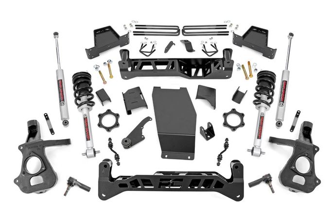 ROU-17432, Rough Country N3 Suspension Lift Kits for 2014-2018 SIERRA 1500 - 17432 في الإمارات العربية المتحدة, دبي. Condition - new. Price ⁦7,170 AED⁩. Photo, seller contacts | AUTO.AE