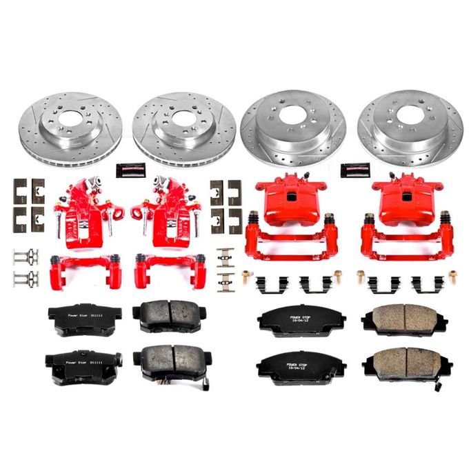 PWR-KC2440, PowerStop Z23 Evolution Sport Brake Upgrade Kits with Calipers for 2006-2011 CIVIC - KC2440 in UAE, Dubai. Condition - new. Price 3,620 AED. Photo, seller contacts | AUTO.AE