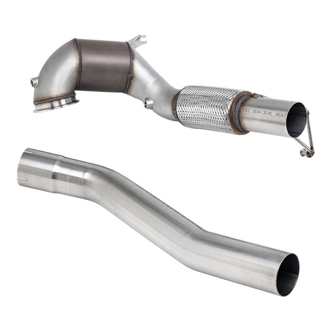 SSXVW761, MILLTEK SSXVW761 Catted Downpipe, 3.7" (No CEL) for VW Golf GTI (MK8) Non GPF 2021- в ОАЭ, Дубай. Состояние - новое. Цена 7 400 AED. Фото, контакты продавца | AUTO.AE