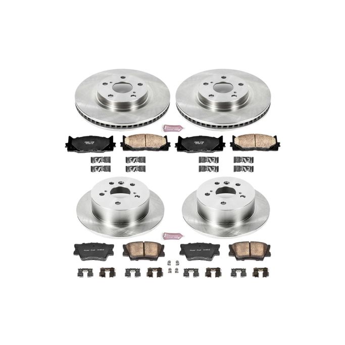 PWR-KOE2822, PowerStop Z17 Evolution Plus Stock Replacement Brake Kits for 2008-2012 AVALON, 2007-2011 CAMRY, 2007-2012 ES350 - KOE2822 in UAE, Dubai. Condition - new. Price 1,080 AED. Photo, seller contacts | AUTO.AE