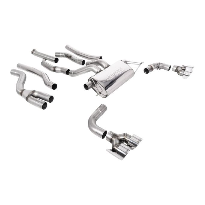 SSXBM1223, MILLTEK SSXBM1223 Cat-Back Exhaust, 3" (Polished GT-100 Trims) for BMW M240i XDrive (G42) OPF/GPF in UAE, Dubai. Condition - new. Price ⁦15,470 AED⁩. Photo, seller contacts | AUTO.AE