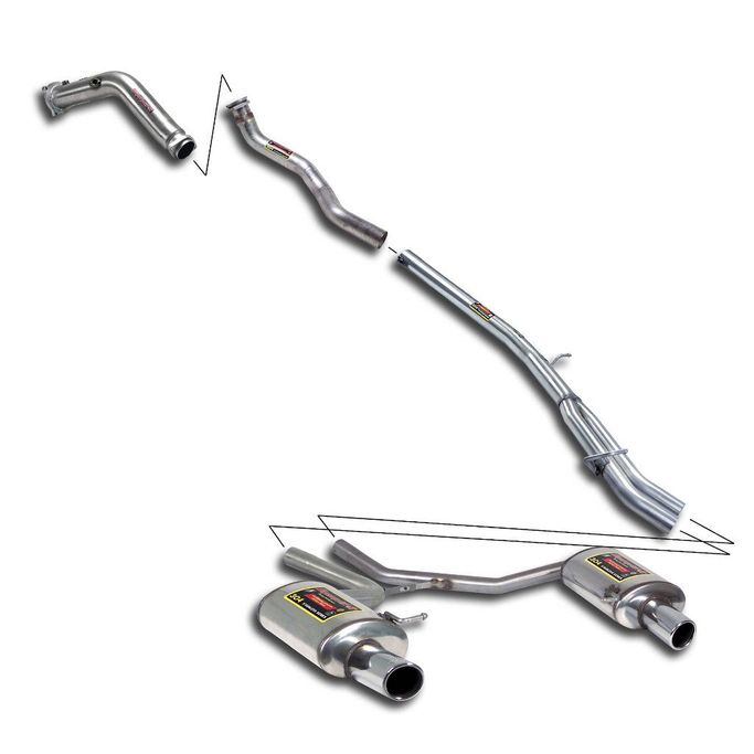 764910, SUPERSPRINT 764910 Exhaust System for AUDI A4 (B7) в ОАЭ, Дубай. Состояние - новое. Цена 14 360 AED. Фото, контакты продавца | AUTO.AE