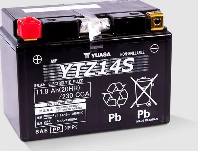 YSA-YTZ14S, Yuasa AGM High Performance Maintenance-Free Batteries YTZ14S في الإمارات العربية المتحدة, دبي. Condition - new. Price ⁦740 AED⁩. Photo, seller contacts | AUTO.AE