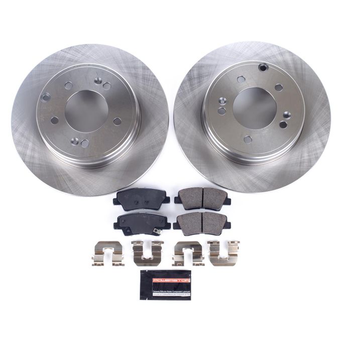 PWR-KOE5381, PowerStop Z17 Evolution Plus Stock Replacement Brake Kits for 2012-2017 AZERA, 2011-2016 OPTIMA, 2011-2015 SONATA - KOE5381 in UAE, Dubai. Condition - new. Price 490 AED. Photo, seller contacts | AUTO.AE