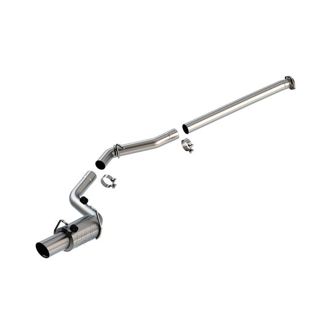 140912, BORLA 140912 Exhaust System Cat-Back 3", ATAK (4.50" Brushed Stainless Steel Tip) for SUBARU BRZ 2022- / TOYOTA GR86 2.4L 2022-2025 в ОАЭ, Дубай. Состояние - новое. Цена ⁦4 610 AED⁩. Фото, контакты продавца | AUTO.AE