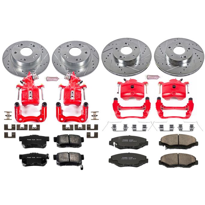 PWR-KC1047, PowerStop Z23 Evolution Sport Brake Upgrade Kits with Calipers for 2003-2007 ACCORD - KC1047 в ОАЭ, Дубай. Состояние - новое. Цена 3 600 AED. Фото, контакты продавца | AUTO.AE